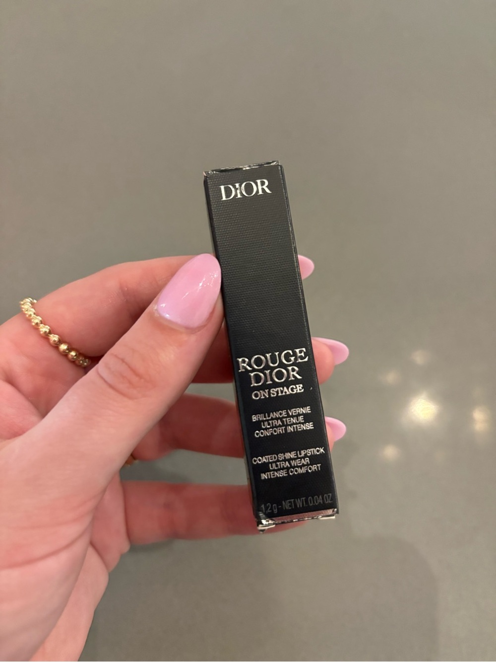 NWT Dior Rouge Dior On Stage Coated Shine Lipstick - Redwood Star Shine
